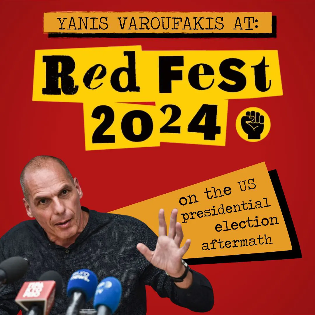 Speaker announcement Yanis Varoufakis
